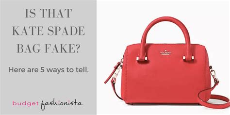 how to identify fake kate spade bags|kate spade knock offs.